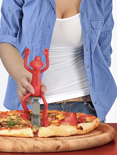 一輪車に乗ったおサルのピザカッター【Pizza Peddler】