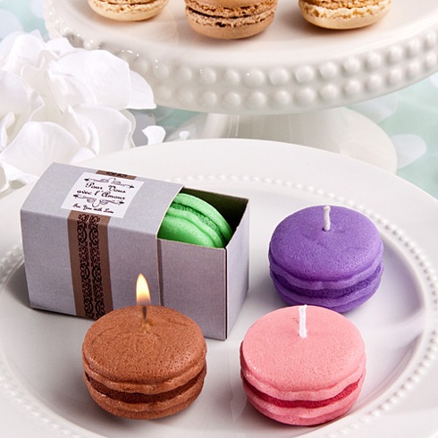 美味しそう・・・。マカロンのキャンドル【Macaroon Candles】