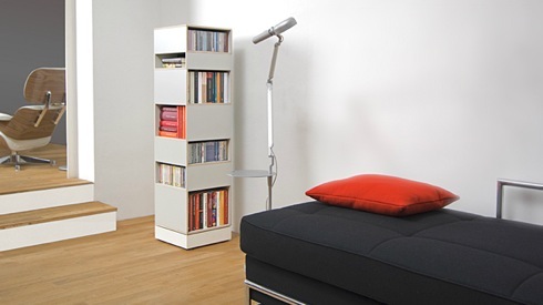 四方向から使えるタワー型のボックス収納【361°】