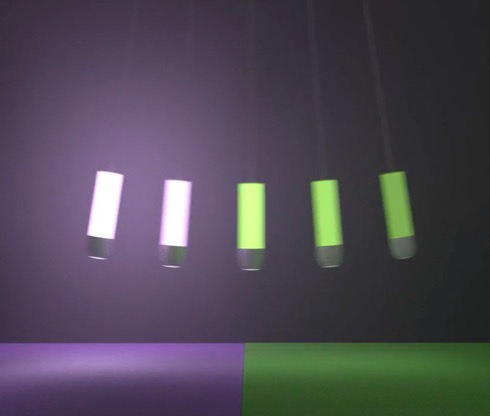 カメレオンみたいな照明【COLOR SWING】