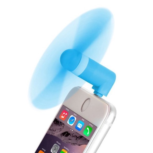 スマホで涼風。iPhoneに装着する扇風機【Phone Fan】