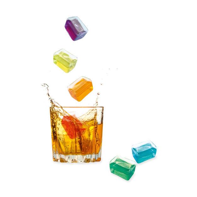 何回でも使えるカラフルなアイスキューブ【Freeze It!】