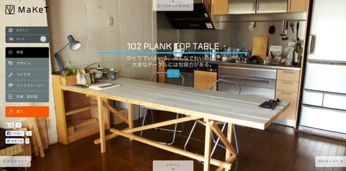 DIY初心者もOK！プロの建築家の「家具キット」が買えるサイト【MaKeT】