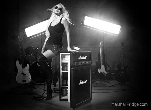 マーシャルアンプの中身は・・・冷蔵庫？！【Marshall Fridge】