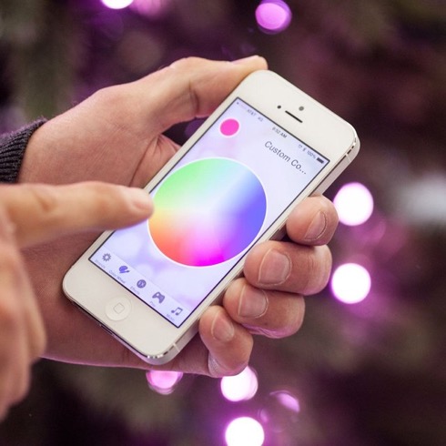 スマホアプリで色をデザインできるイルミネーション【Lumenplay】