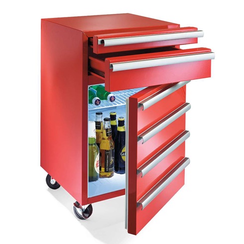 おこもり派のアナタに。冷蔵庫付きのツールボックス【2-drawer Toolbox Fridge】