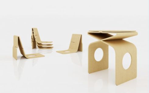 合体すると「スツール」になる座椅子？！【Za Stool】