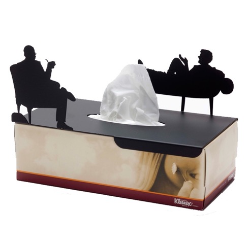 ティッシュボックスの上に乗せるだけ。シルエットが美しいカバー【In Treatment】