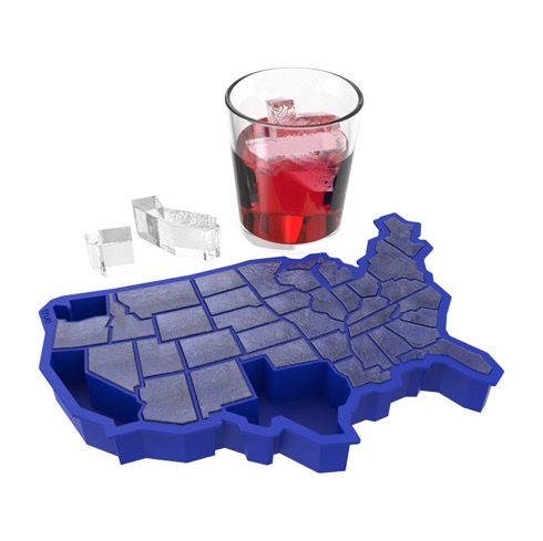 50州の氷が作れる！ アメリカ合衆国のアイストレー【United States of Ice Cube Tray】