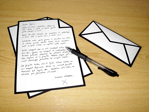 デジタルなレターセット【Icon Letter】