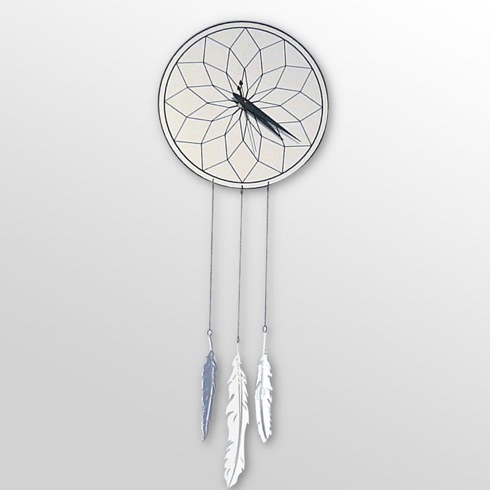 ドリームキャッチャーにそっくりな壁掛け時計【Dream Catcher Clock】