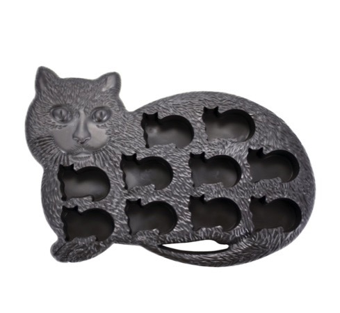 キュートな猫ちゃんの氷が作れるアイストレー【Cat Kitten Shape 10-Ice Cube Tray Mold】
