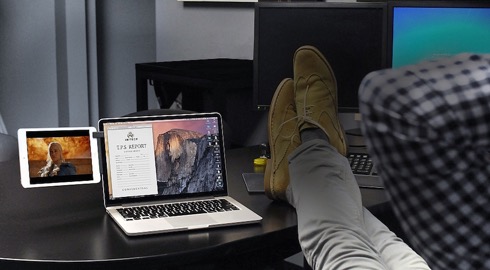 iPadをパソコンのサブディスプレイに変身させるクリップ【Mountie】