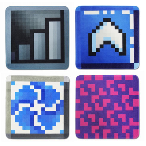 部屋がドラクエ世界に変身！ ダンジョン階段や毒の沼地のマット【ドラゴンクエスト フロアマット】