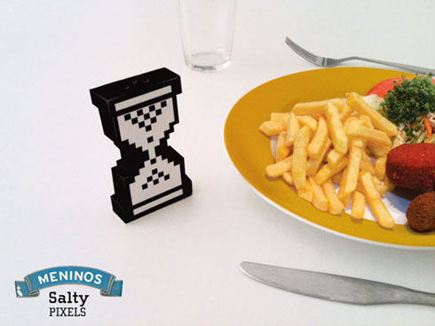 ピクセル砂時計のソルト（塩）ケース【Salty Pixels】