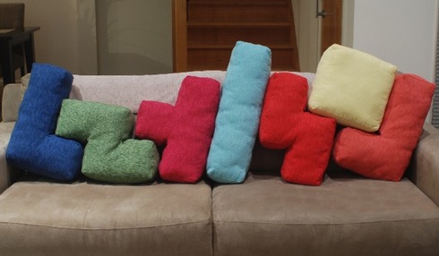 テトリスブロックのクッション【Tetris Cushions】