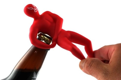 ジャーマンスープレックスで栓を抜くボトルオープナー【Luchador Bottle Openers】