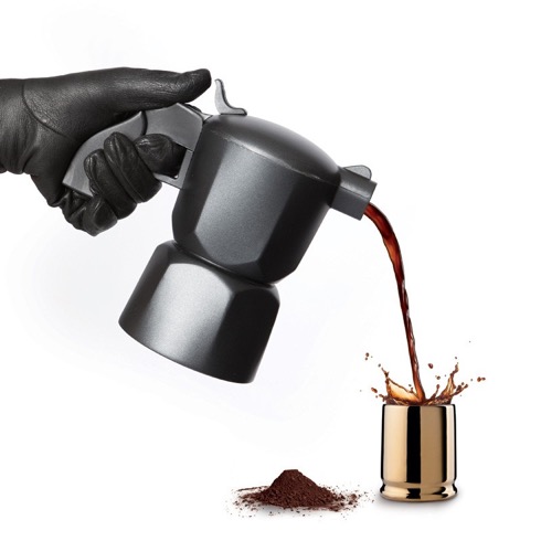 拳銃っぽいエスプレッソメーカー【Noir Caffettiera】