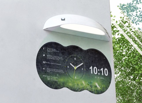 デザインカスタマイズは自由自在！ プロジェクター型壁掛け時計【Coolest Clock】