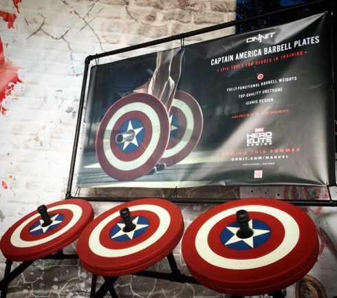 これであなたもムキムキのヒーローになれる！ キャプテン・アメリカのバーベル【Captain America Barbell Plate】