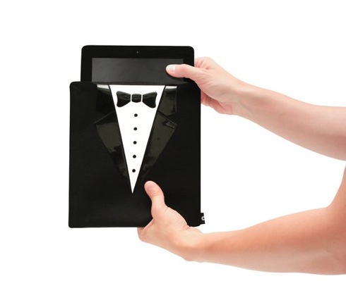 紳士なタブレット。タキシード型iPadケース【Tablet Tux】