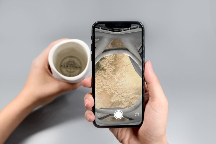 宇宙飛行士になれるARマグカップ【AR Space Mug】