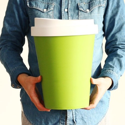 超ビッグサイズなコーヒーカップ？　いいえ、ゴミ箱です。【Coffee bin】