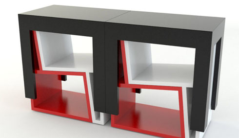 テーブル＋椅子×２＝ボックス収納？【Proyecto UTFSM】