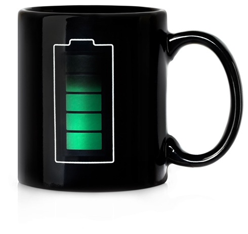 バッテリーメーターが付いたマグカップ【Mug with a temperature sensor】