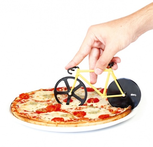 自転車のピザカッター【Fixie Pizza Cutter】