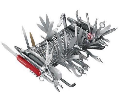 141徳ナイフ・・・？【Giant Swiss Army Knife】