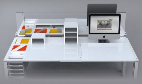 仕事の生産性アップに！カスタマイズ可能な「ライフハック・デスク」【OSOM】