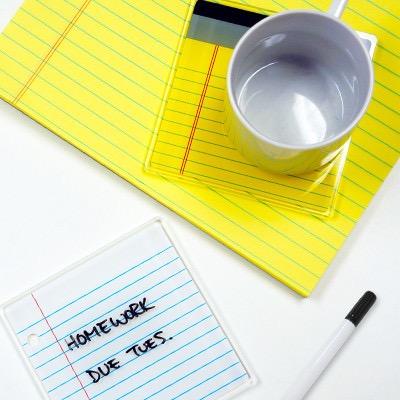 ホワイトボードみたいなコースター【Coaster Pads】