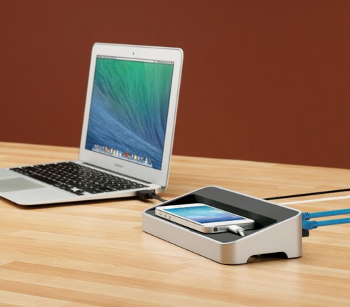 USB3.0ハブなどが付いたシンプルなスマホドック【simpleDock】