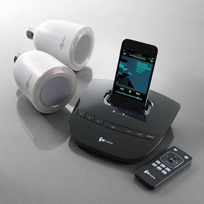 これはいいアイデア！ 電球ソケットに取り付けられるスピーカー【AudioBulb】