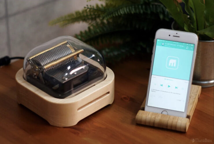 アプリから好きな曲を生演奏できるオルゴール【Muro Box(ミューロボックス)】