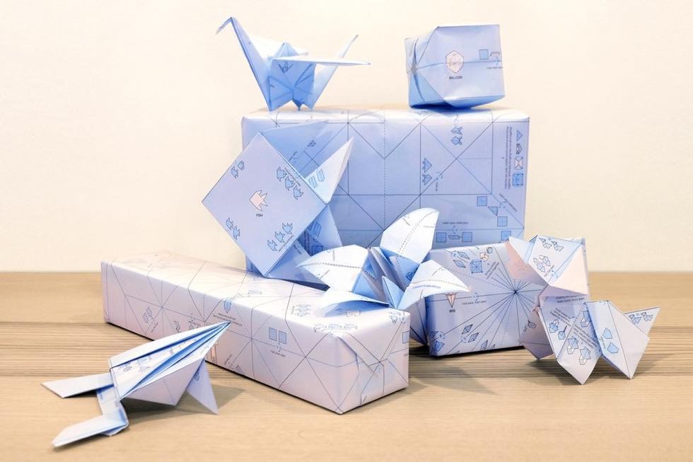 折り紙で遊べちゃうラッピング。【Origami Gift Wrap】