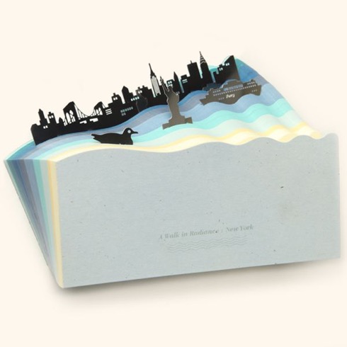 世界の五都市をイメージしたメモパッドとしおり【Talewind Landscape on the Table】