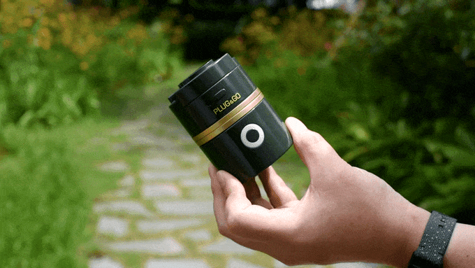 1台5役。コーヒー豆が挽けちゃうアウトドアランタン【Plug &#038; Go】