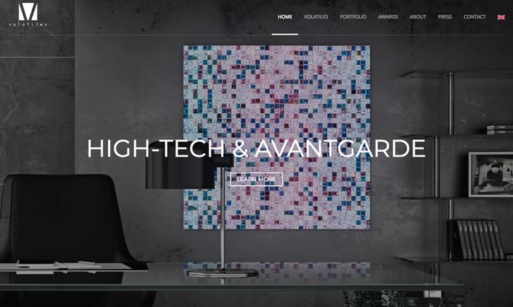 LED照明に進化したモザイクタイル【volatile】