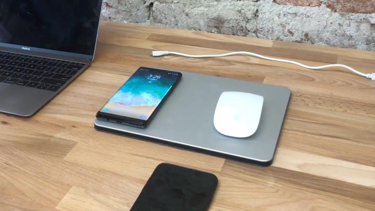 ワイヤレス充電できちゃうマウスパッド【PowerDock】