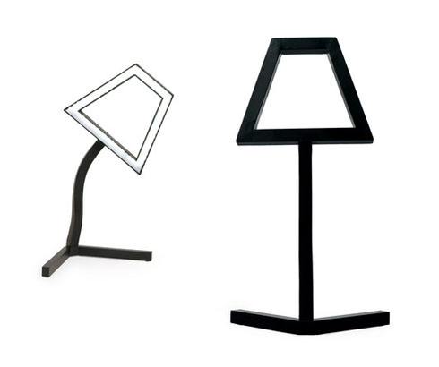 二次元の世界からコンニチワ。超ミニマルなデザイン照明【2D LED】