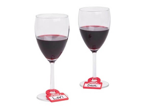 立食パーティーで自分のグラスを見失わないタグ【Drink Notes】