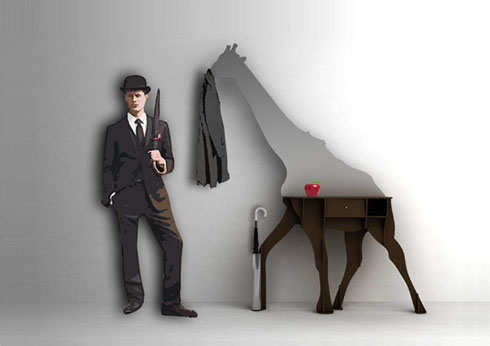 キリンの収納【Sideboard Jiraffa】