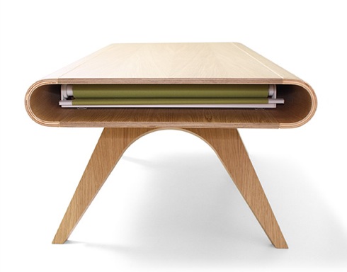 テーブルクロス内蔵のテーブル【Tabrio】