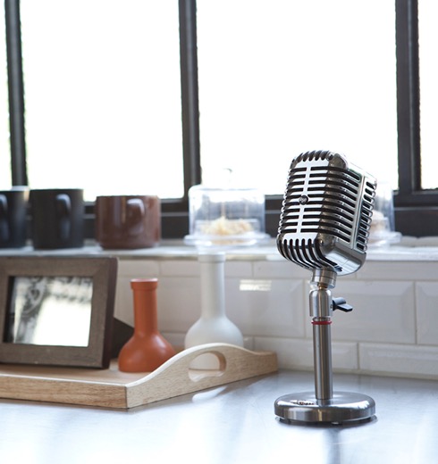 ガイコツマイク型のクールなBluetoothスピーカー【R50】