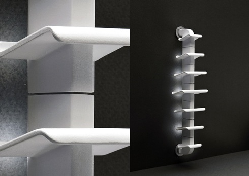 骨（ホネ）のある本棚【Schiena】