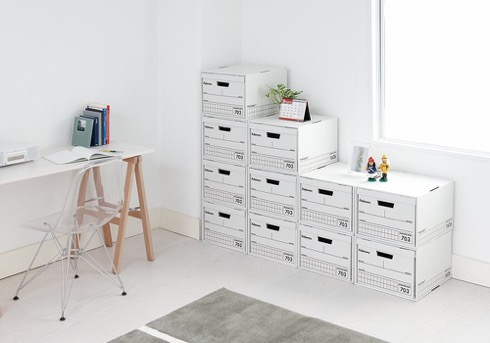 バンカーズボックスをさらに便利に。引き出しみたいに使える専用シェル【Bankers Box File Cube】