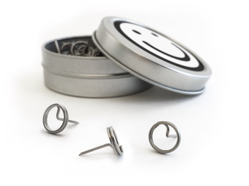 穴を開けないピン【Pon】