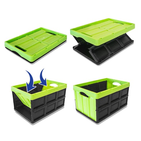 アナタならどこで使う？ 折りたためる便利な収納ボックス【Clever Crates】